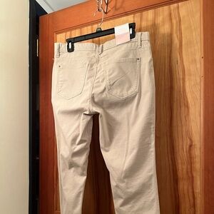 Beige Casual Pants